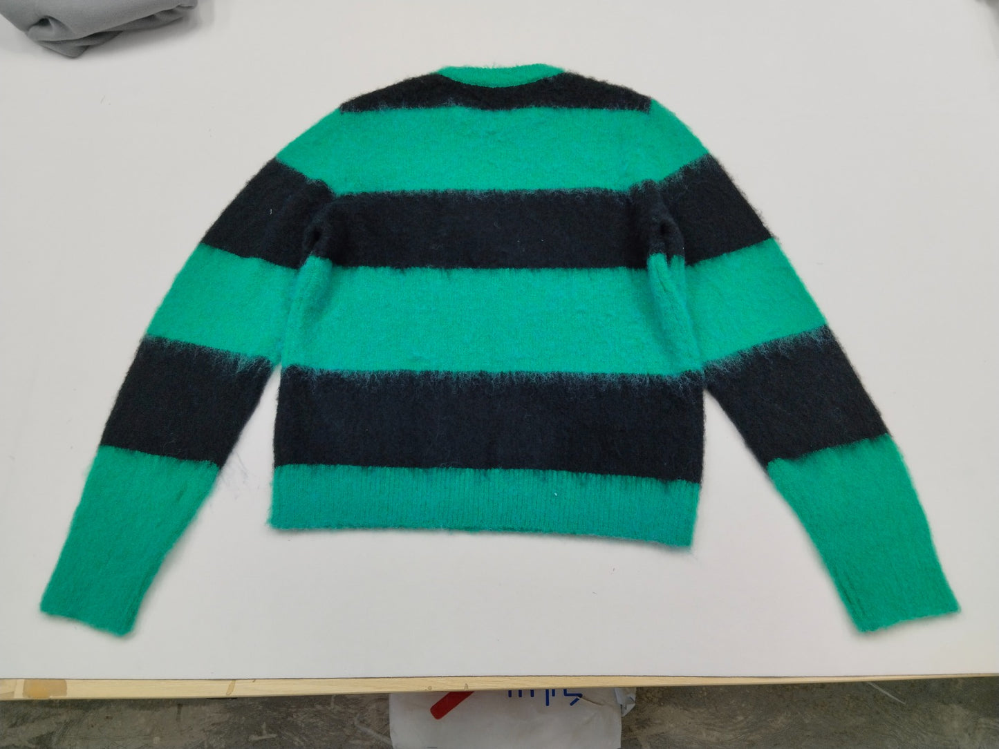 Knit Cotton Striped Cozy Sweater