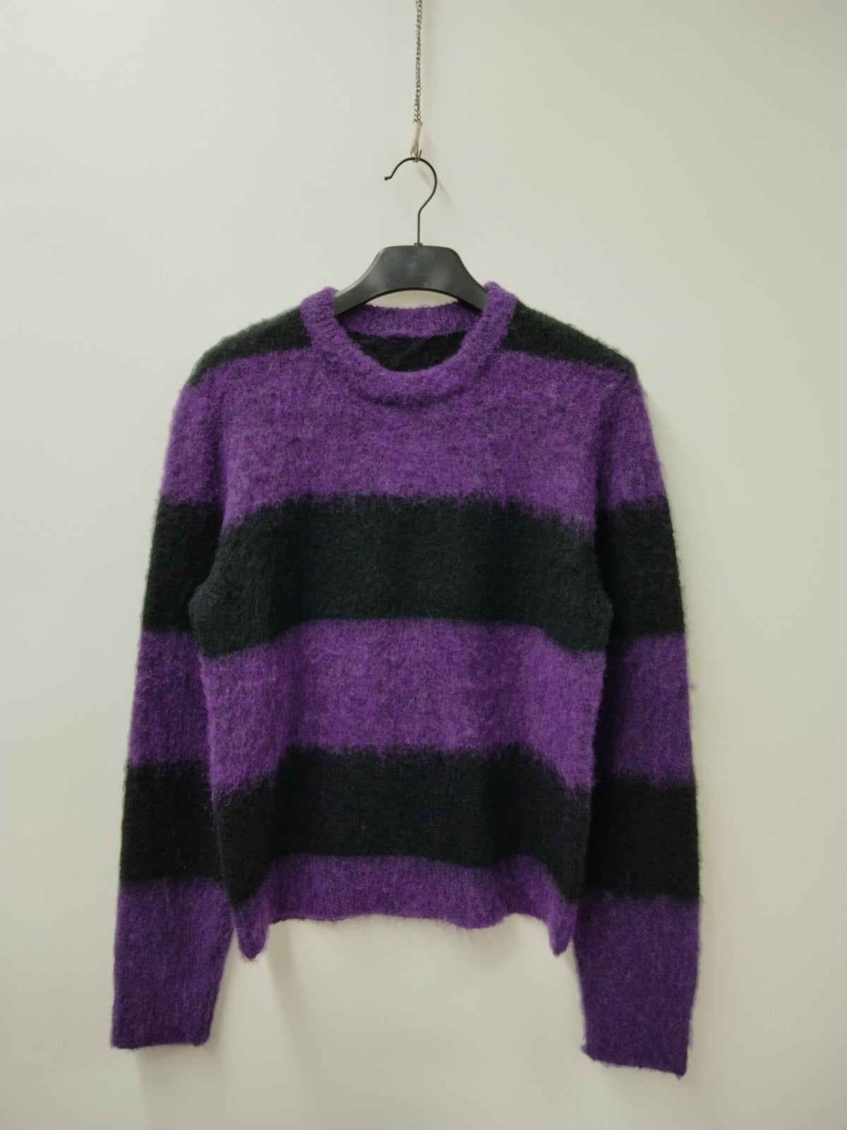 Knit Cotton Striped Cozy Sweater